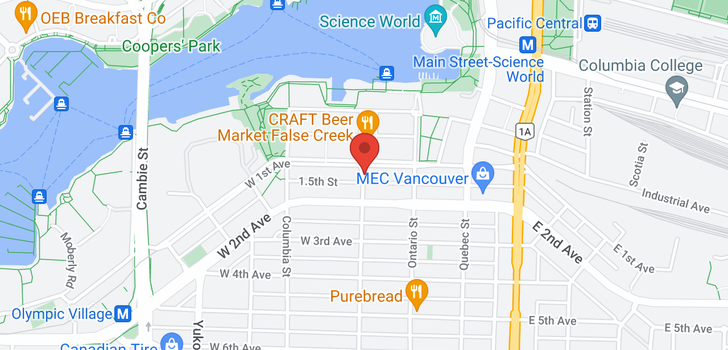 map of 305 88 W 1ST AVENUE